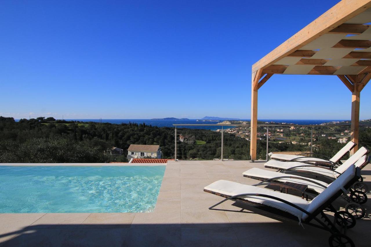 Sunset Sea View Villa 5 أريلاز المظهر الخارجي الصورة